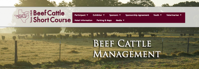 2018 TAMU Beef Cattle Short Course