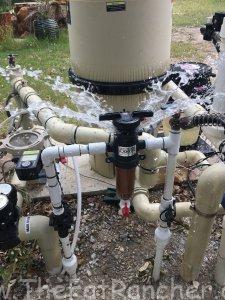 TwistIIClean squirting water.