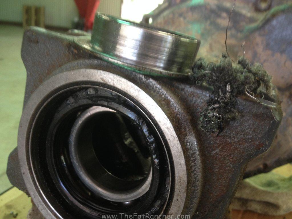 Failed Axle Bearing