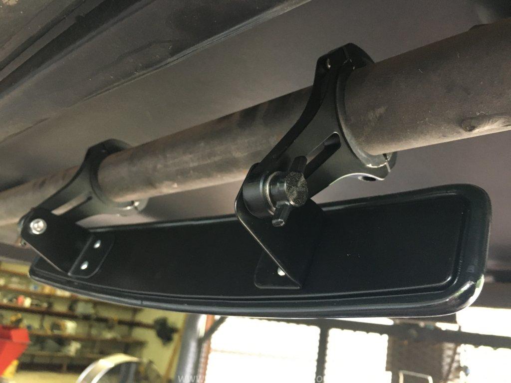 Xislet 2020 rear view mirror mounted from the rear.