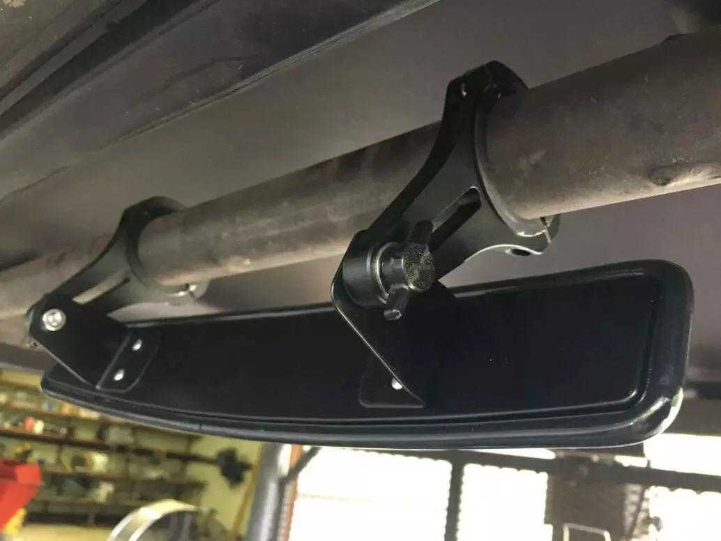 Xislet 2020 rear view mirror mounted from the rear.