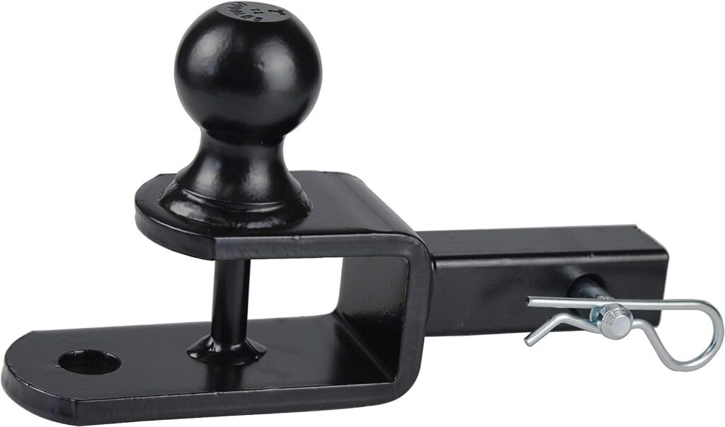 Side view of Top Tow Multifunction tow ball.  Photo courtesy of Top Tow.
